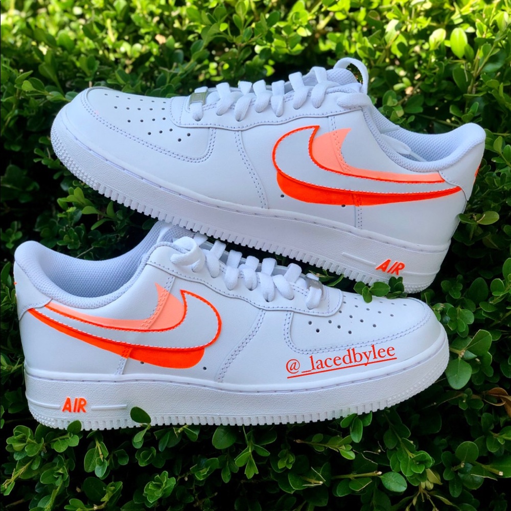 Custom Painted “Seeing Triple” Nike Air Force 1s